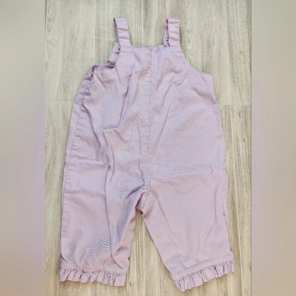 Vintage Carter's 6 Month Light Purple Baby Overalls